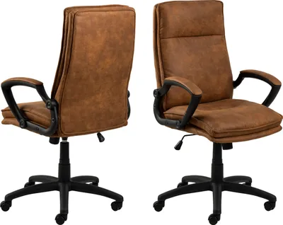 Produktbild von Actona Brad, Gepolsterter Sitz, Gepolsterte Rückenlehne, Braun, Braun, Stoff, Stoff
