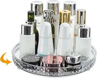 Produktbild von Famanu Drehteller Organizer - Transparent - 23 cm
