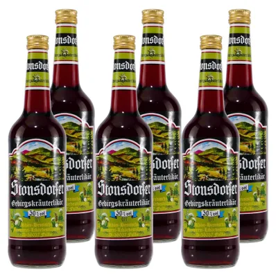 Produktbild von Stonsdorfer Gebirgskräuterlikör (6 x 0,7L)