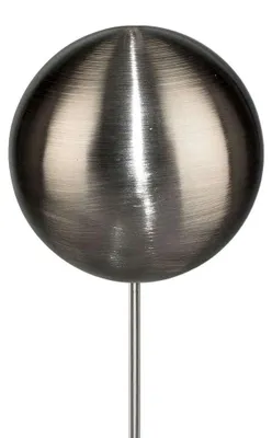 Produktbild von EDELSTAHL-KUGEL STECKER 120cm. Kugel gebürstet 20cm auf STAB 100cm.
