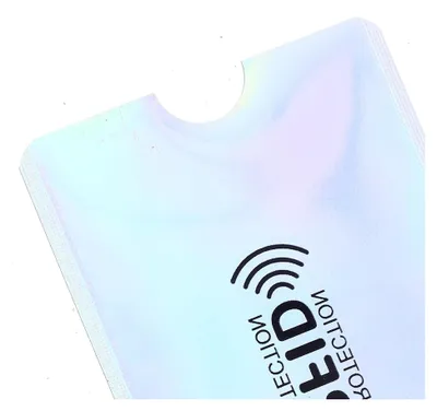 Image de 10 étuis de protection RFID en feuille d'aluminium pour cartes de crédit et cartes d'identité