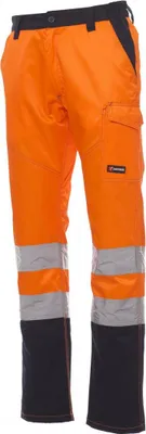 Produktbild von Warnschutzhose Zweifarbig "CHARTER POLAR" - Payper Fluoorange/Marineblau L