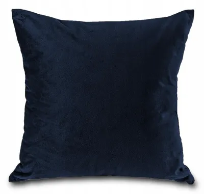 Produktbild von Łóżkoholicy Kissenbezug 40x40 cm Samt Dekokissen Marineblau
