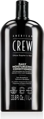 Produktbild von American Crew Daily Moisturizing Conditioner, Männer, trockenes Haar, normales Haar, Alle Farben, Schutz, Reparatur, Verstärkung, 1000 ml, Flasche