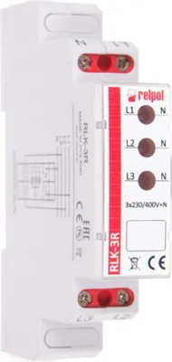 Produktbild von Modulleuchte 3-phasig 400V AC LED rot RLK-3R 863029
