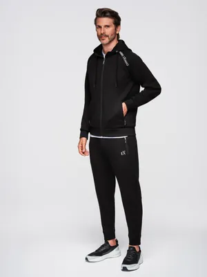 Produktbild von Ombre Herren-Trainingsanzug aus der EXMIO-Kollektion schwarz S
