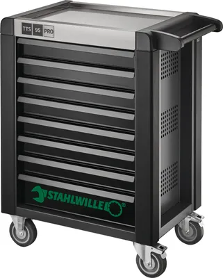 Produktbild von STAHLWILLE Werkstattwagen 95/8 PRO 8 Schubl. 496 x 827 x 1020 mm  anthrazit, RAL 7016; schwarz, RAL 9005