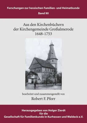 Produktbild von Aus den Kirchenbüchern der Kirchengemeinde Großalmerode 1648 - 1753
