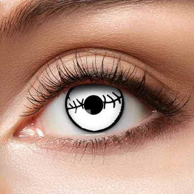 Produktbild von Zoelibat Eyecatcher 3‑Monats Kontaktlinsen Mummy auffällige Linsen Horror Cosplay