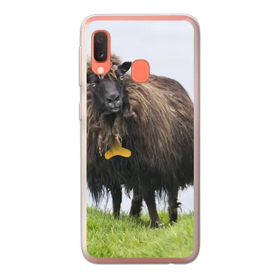 Produktbild von MuchoWow® Handyhülle Schutzhülle Hülle für Samsung Galaxy A20e Schafe - Braun - Meer Silikon Softcase Handy Hülle - Abdeckung