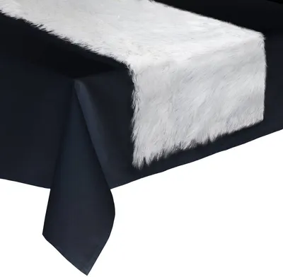 Obrázek produktu pro Kožešinový běhoun na stůl, 45 x 150 cm