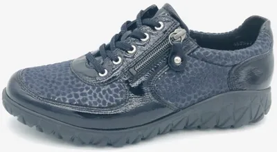 Produktbild von Waldläufer taipei giraffestretch Damen Schnürschuhe in Schwarz, Größe 7