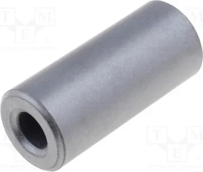 Image de 5 aimants en ferrite : cylindre, diamètre extérieur : 12 mm, diamètre intérieur : 3,5 mm, longueur : 23 mm. Résistance : 210 Ω. Modèle : RRH-120-35-230. Cylindre