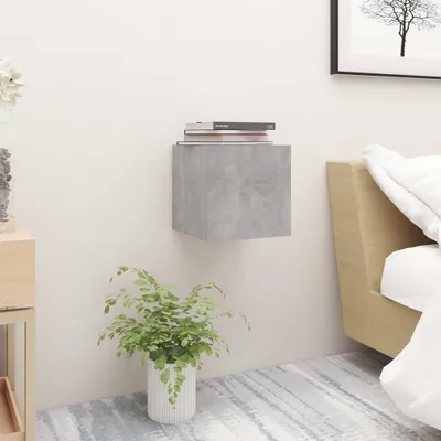 Obrázok produktu pre vidaXL Nočný stolík Concrete Grey 30,5x30x30 cm Drevo Materiál
