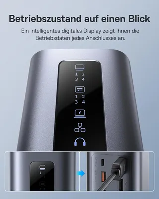 Produktbild von Baseus Spacemate, USB Typ-C, 3.5mm, HDMI, RJ-45, USB 2.0 Type-A, USB 3.2 Gen 1 (3.1 Gen 1) Type-A, USB 3.2 Gen 1 (3.1 Gen 1)..., 5000 Mbit/s, 60 Hz, 3840 x 2160 Pixel, Grün