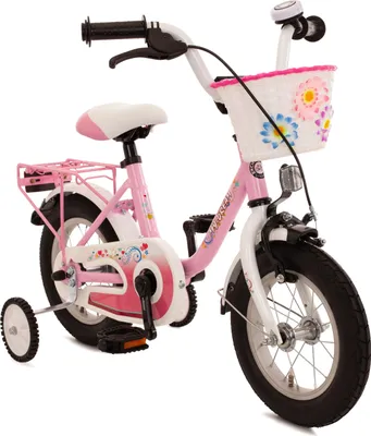 Produktbild von Bachtenkirch Kinderfahrrad 12 Zoll Rücktrittbremse Fahrrad Kinder Mädchen Pink