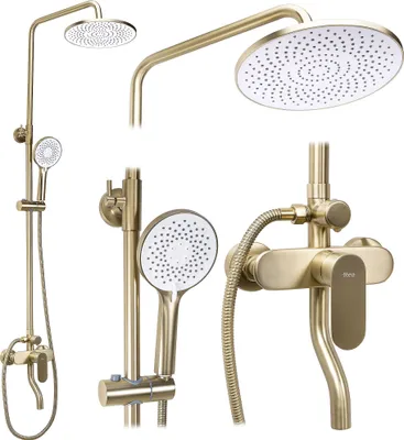 Immagine prodotto di Set Doccia Rea Drop Brush Gold