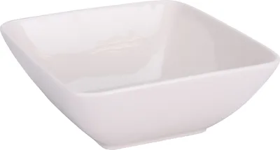 Image de Bol rectangulaire de la collection Siaki, en porcelaine, 15,5 x 15,3 x 6 cm, blanc
