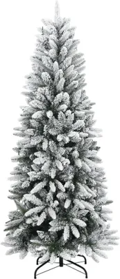 Zdjęcie produktu dla vidaXL Sztuczna choinka ze śniegiem 300 LED 240 cm