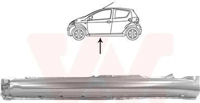 Produktbild von VAN WEZEL 5403103 Schweller Reparaturblech Einstiegblech Links für TOYOTA AYGO (WNB1, KGB1) AYGO Kasten/Schrägheck (B1)