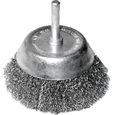 Produktbild von Rotationsbürste Extol Craft (17058) Ø 75 mm, gewellter Draht S 0,3 mm, Schaft 6 mm