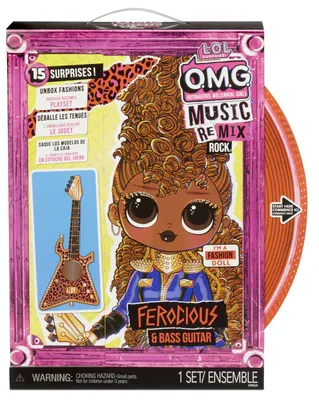 Image de MGA LOL Surprise ! OMG ReMix Rock Velká ségra Ferocious s baskytarou