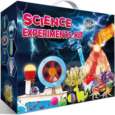 Produktbild von UNGLINGA 260+ Experimente Science Kits Kinder, Vulkan, Chemie, Kit, STEM -Aktivitäten Spielzeuggeschenke Jungen Mädchen