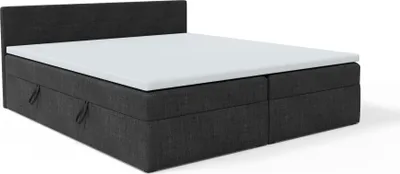 Produktbild von FEDVE Boxspringbett Bett Verdig Doppelbett Bettkästen Schwarz 180x200