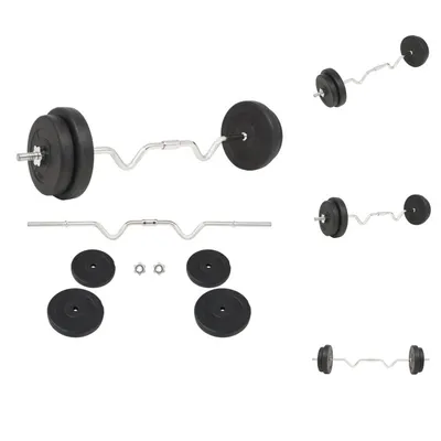 Produktbild von vidaXL Langhantel-Set 30 kg - Hanteln & Gewichte