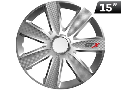 Zdjęcie produktu dla Kołpak GTX carbon / silver 15``, 1 szt.