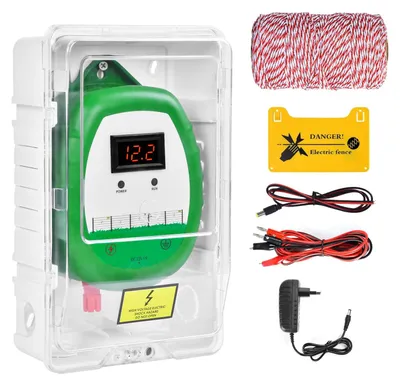 Productafbeelding van 10 km elektrische omheining, elektrische omheining voor dieren, elektrische omheining voor dieren, veeteelt, elektrische dierenboerderij, controller,