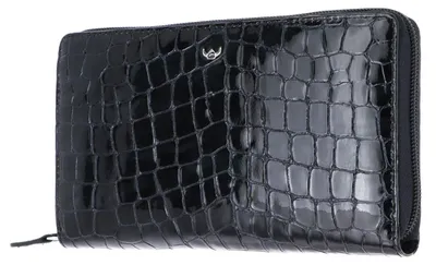 Produktbild von Golden Head Leder Geldbörse Cayenne RFID Protect RV-Damenbörse 2820 Schwarz - Blau Limited
