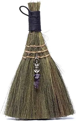 Image de Balai de sorcière Déesse Violet --lot de 2 pièces - 22x10cm