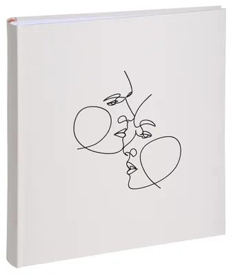 Fotoalbum Buch, 300 Fotos, 60 Seiten, Weiß, 29x32 cm