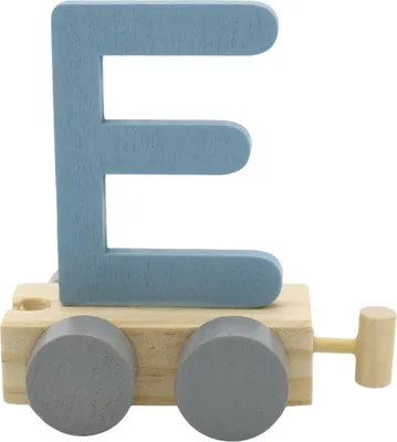 Produktbild von Charl's Toys Buchstabe Zug E Blau | Buchstaben