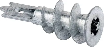 Produktbild von fischer Gipskartondübel Metall GKM 12 mit Schraube, selbstbohrender Gipsdübel, starker Dübel für Gipskarton- und Gipsfaserplatten, Kreuzschlitz-Antrieb, 100 Stück, 100 x 50 x 50 cm, 40432