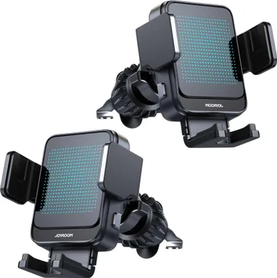 Immagine prodotto di Joyroom Jr-Zs341 Supporto per telefono con ricarica wireless per griglia dell'aria - Nero