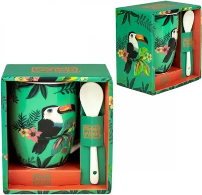 Produktbild von Enesco Tukanbecher Grün  Grün One Size