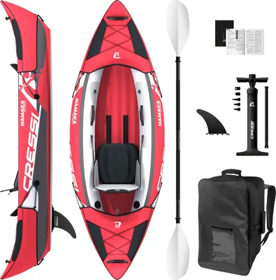 Produktbild von Cressi Single Seat Kayak 8.2 aufblasbarer Einsitzer Rot