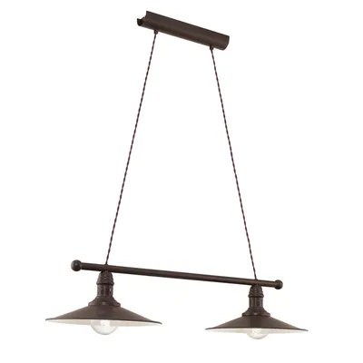 Produktbild von Eglo Pendelleuchte Stockbury, antik-braun, beige