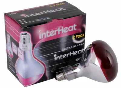 Productafbeelding van Interheat 2x Infrarood warmtelampen 100 Watt
