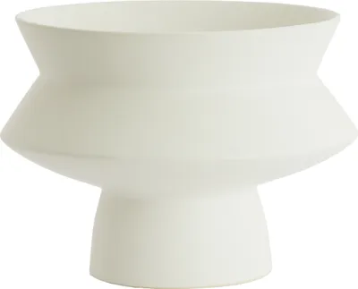 Produktbild von Light & Living - Vase VICENTO - Ø31,5x23,5cm - Weiß