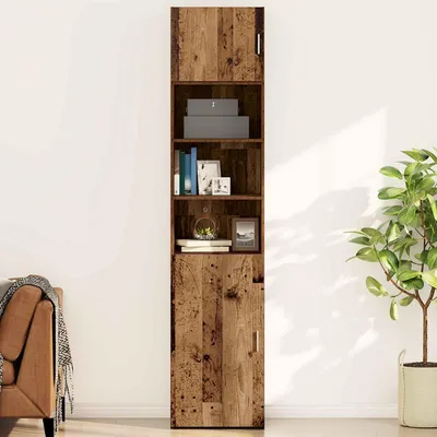 Image de vidaXL Armoire murale vieux bois 50 x 42,5 x 40 cm Bois composite