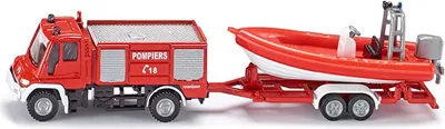 Immagine prodotto di Unimog dei vigili del fuoco con barca