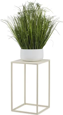 Obrázok produktu pre Krémový kovový stojatý záhon 40 cm