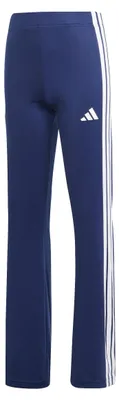 Produktbild von adidas Mädchen Train Essentials 3-Stripes Flared Leggings Tights, dark blue/whit
