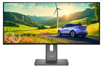 Produktbild von Lenovo ThinkVision P34WD-40 Computerbildschirm 86 4 cm (34 ) 3440 x 1440 Pixel Wide Quad HD LCD Schwarz