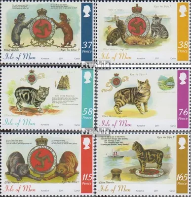 Produktbild von Briefmarken GB - Isle of Man 2011 Mi 1695-1700 (kompl.Ausg.) postfrisch Manxkatzen