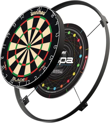 Produktbild von Winmau Set Wispa Schallschutz System + Blade 6 | Dartscheibe Dart Scheibe Darts
