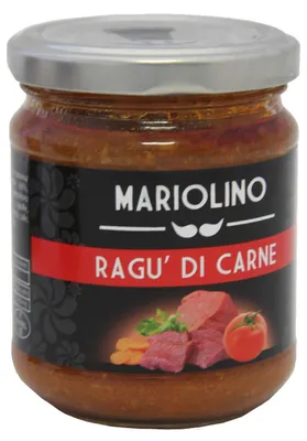 Produktbild von Fleischragout Ragù di Carne 212 ml. - Mariolino Sughi